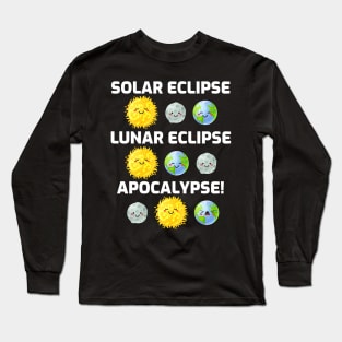 Types of Eclipse Apocalypse Long Sleeve T-Shirt